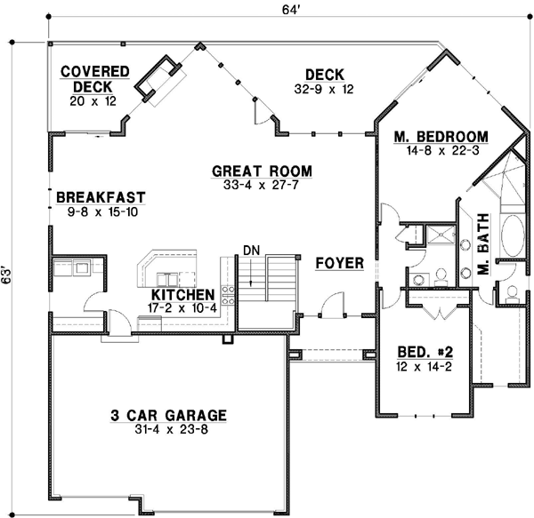 Main Floor Plan: 21-439