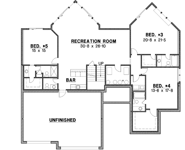 Lower Floor Plan: 21-442