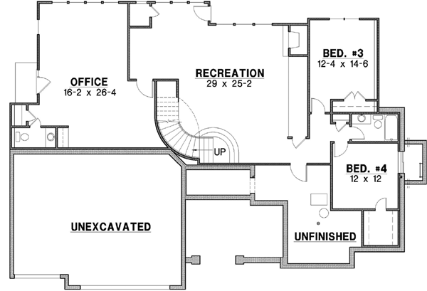Lower Floor Plan: 21-444