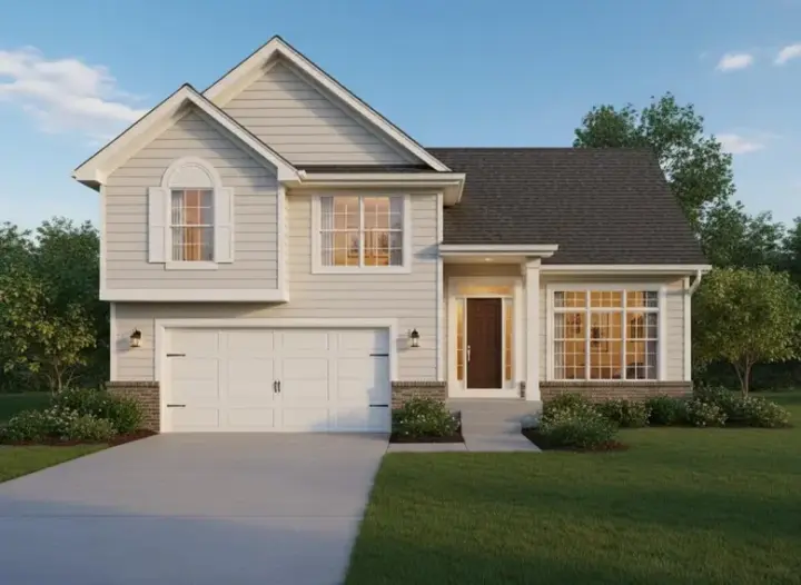 Traditional house plans 21-445 - front exterior, 2,036 sq ft, 3 bed, 2 bath house plans | Monster House Plans