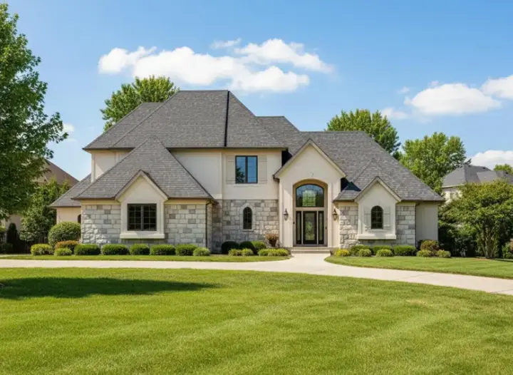 Traditional house plans 21-446 - front exterior, 3,274 sq ft, 4 bed, 3 bath house plans | Monster House Plans
