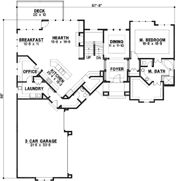 Main Floor Plan: 21-446