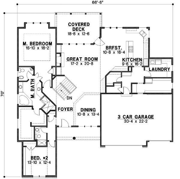 Main Floor Plan: 21-447