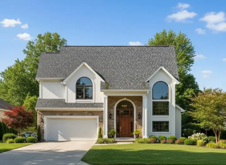 Traditional house plans 21-448 - front exterior, 2,409 sq ft, 4 bed, 3 bath house plans | Monster House Plans
