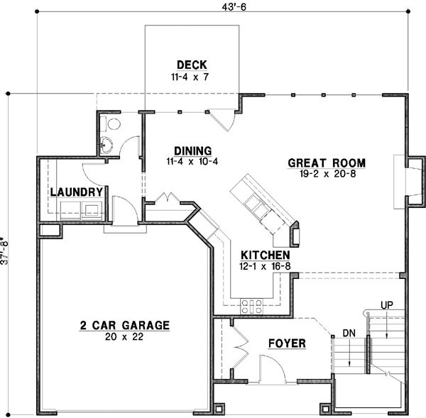 Main Floor Plan: 21-448