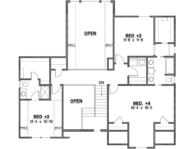 Upper/Second Floor Plan: 21-449
