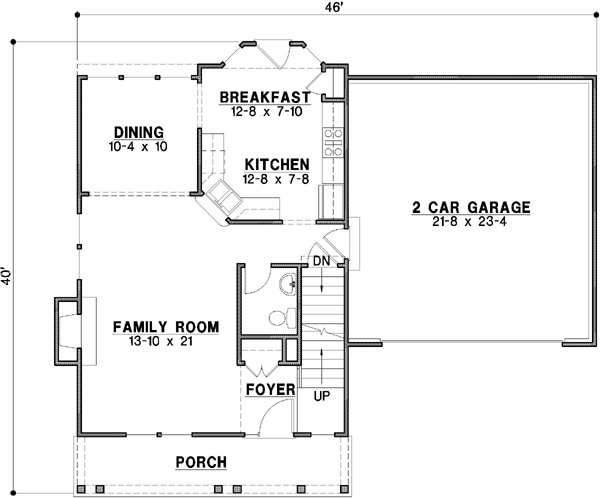 Main Floor Plan: 21-450