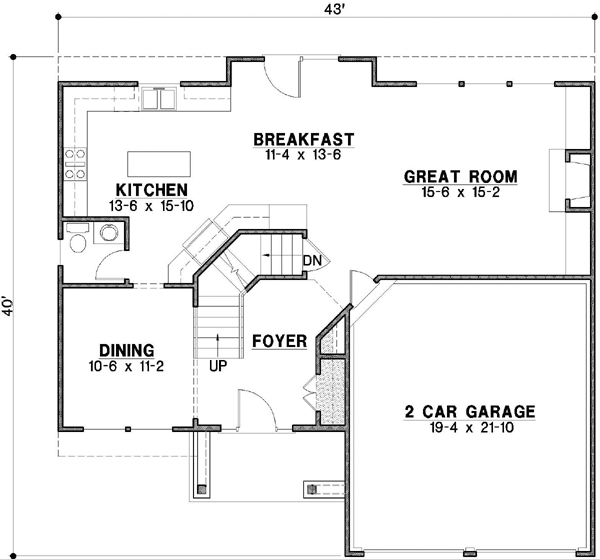 Main Floor Plan: 21-455