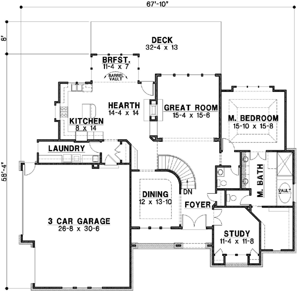 Main Floor Plan: 21-459