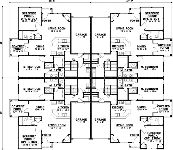 Main Floor Plan: 21-460