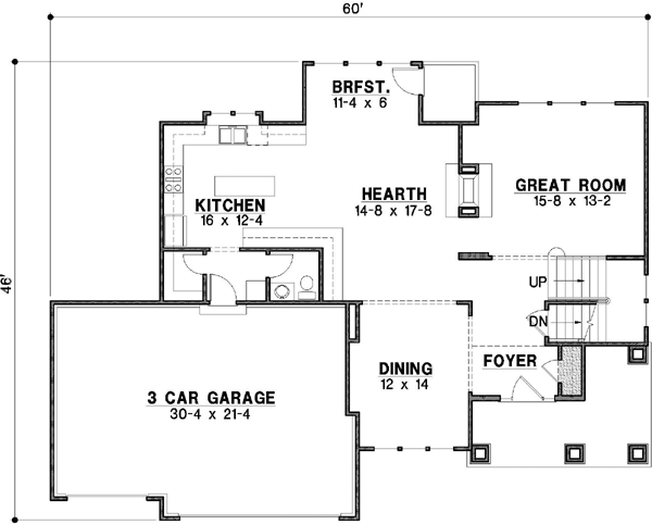 Main Floor Plan: 21-465