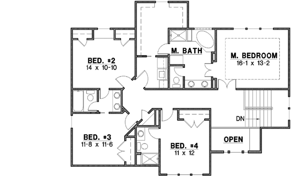 Upper/Second Floor Plan: 21-465