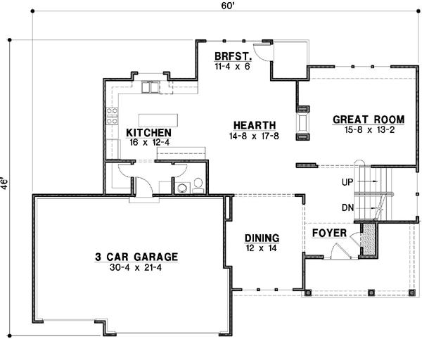Main Floor Plan: 21-466
