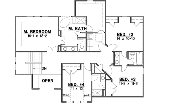 Upper/Second Floor Plan: 21-467