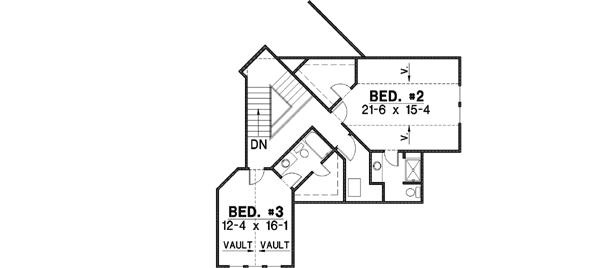 Upper/Second Floor Plan: 21-469