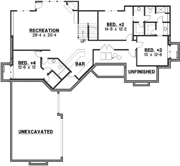 Lower Floor Plan: 21-470