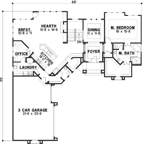 Main Floor Plan: 21-470