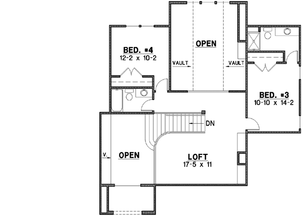 Upper/Second Floor Plan: 21-472