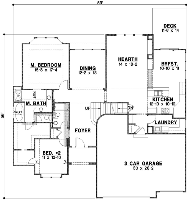 Main Floor Plan: 21-474