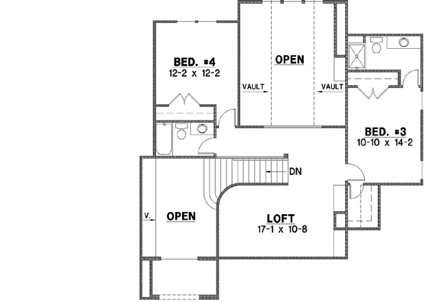 Upper/Second Floor Plan: 21-474