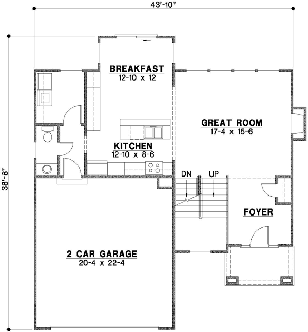 Main Floor Plan: 21-475
