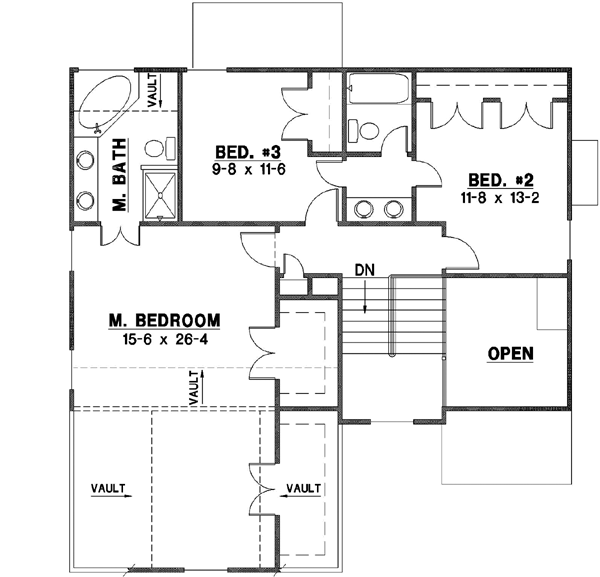 Upper/Second Floor Plan: 21-475