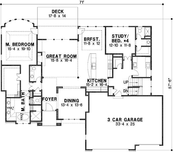 Main Floor Plan: 21-476