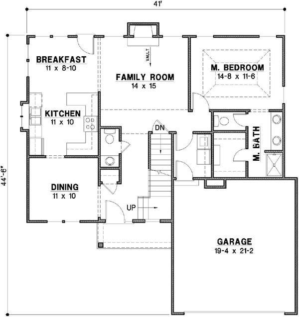 Main Floor Plan: 21-477