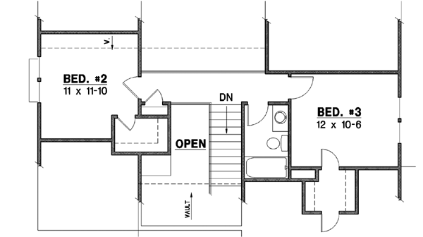 Upper/Second Floor Plan: 21-477