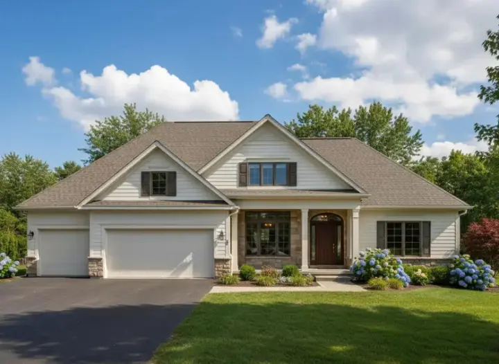 Traditional house plans 21-478 - front exterior, 3,687 sq ft, 4 bed, 4 bath house plans | Monster House Plans