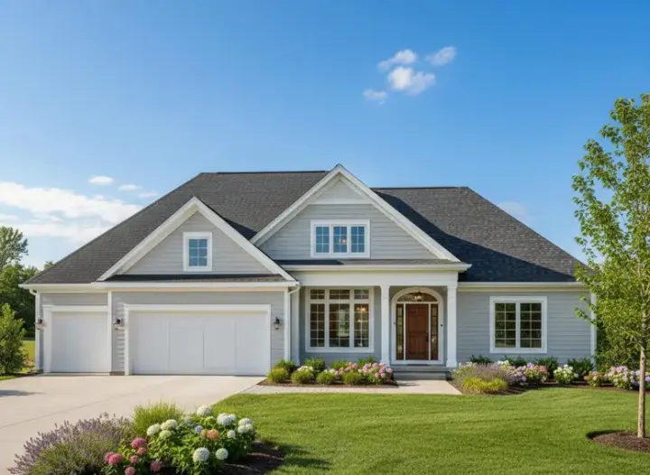 Traditional house plans 21-479 - front exterior, 3,796 sq ft, 4 bed, 4 bath house plans | Monster House Plans