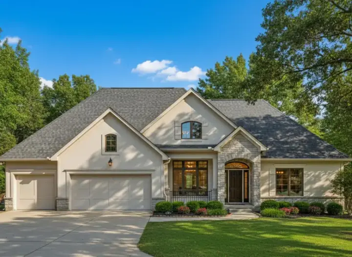 Traditional house plans 21-480 - front exterior, 3,754 sq ft, 4 bed, 4 bath house plans | Monster House Plans