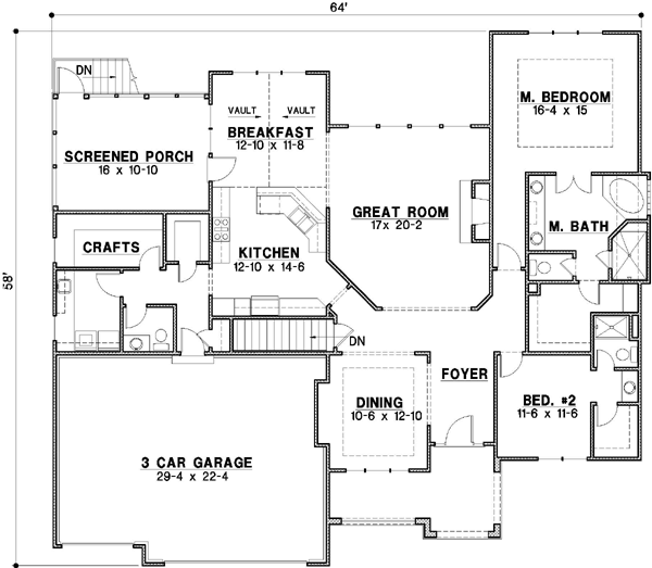 Main Floor Plan: 21-481