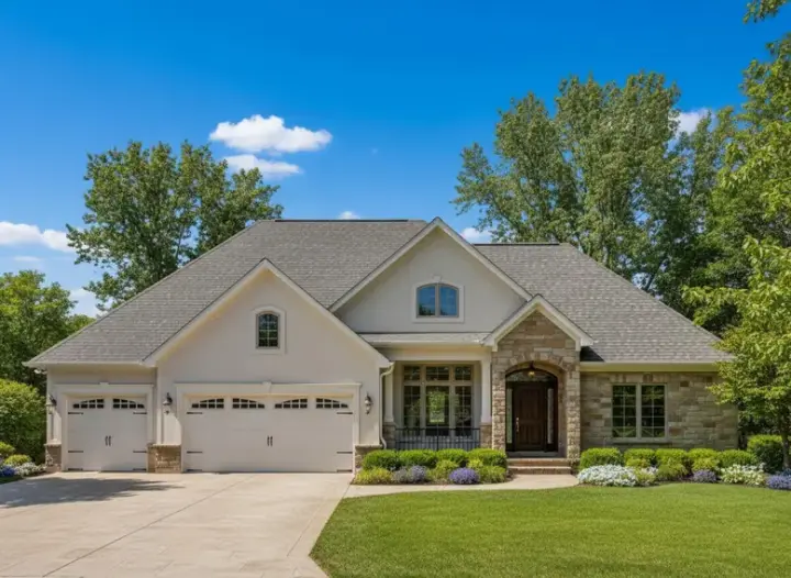 Traditional house plans 21-483 - front exterior, 3,791 sq ft, 3 bed, 4 bath house plans | Monster House Plans