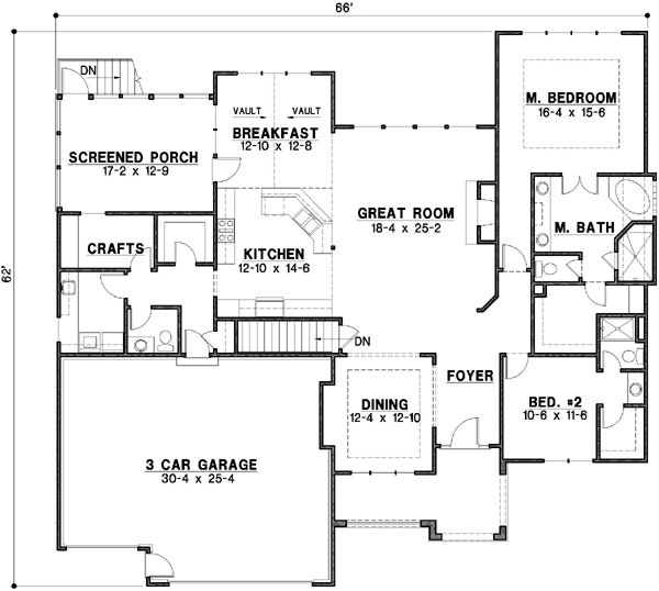 Main Floor Plan: 21-483