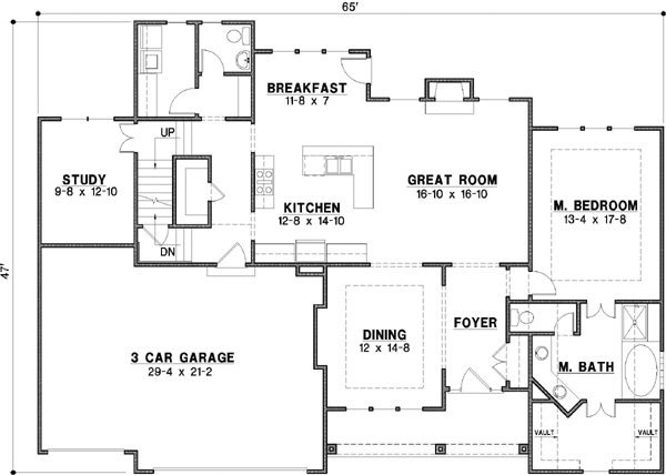 Main Floor Plan: 21-484