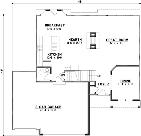 Main Floor Plan: 21-485