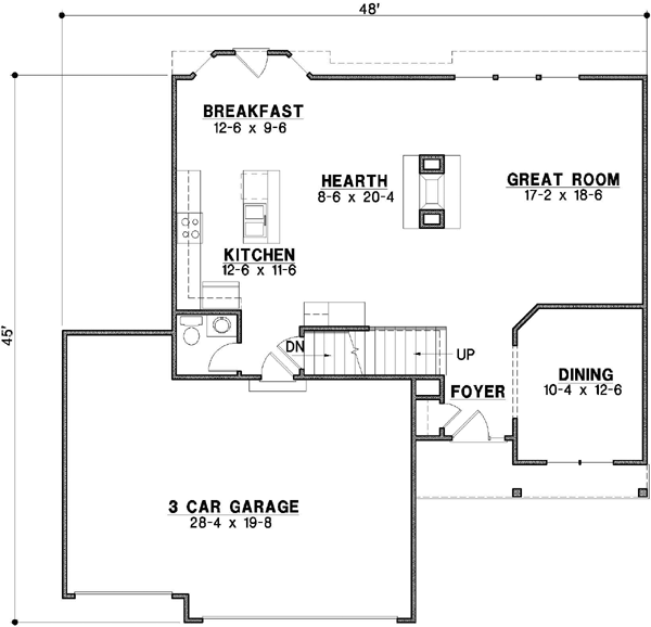Main Floor Plan: 21-486