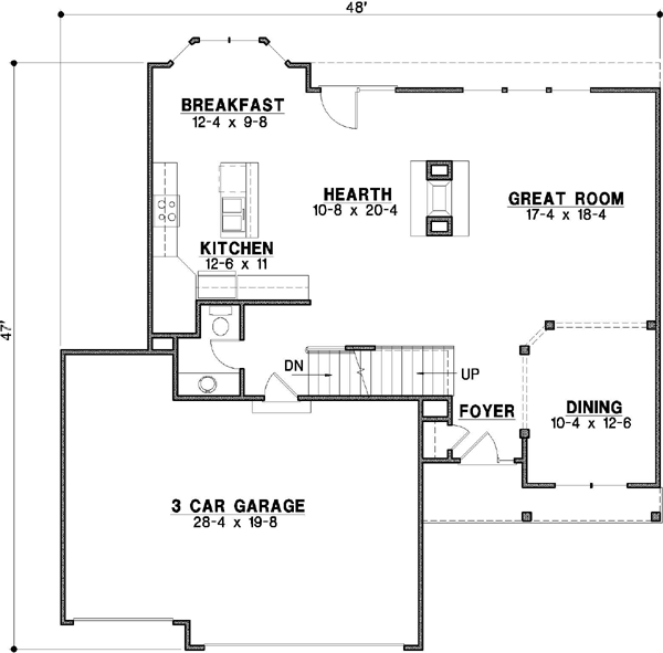 Main Floor Plan: 21-488