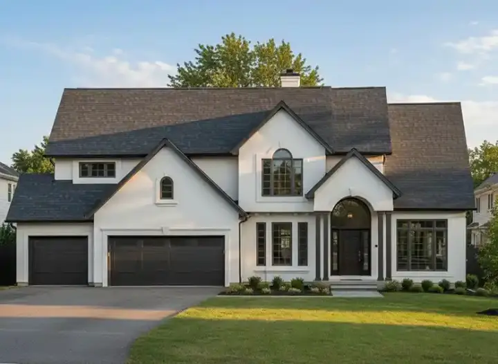 Traditional house plans 21-491 - front exterior, 4,732 sq ft, 5 bed, 4 bath house plans | Monster House Plans