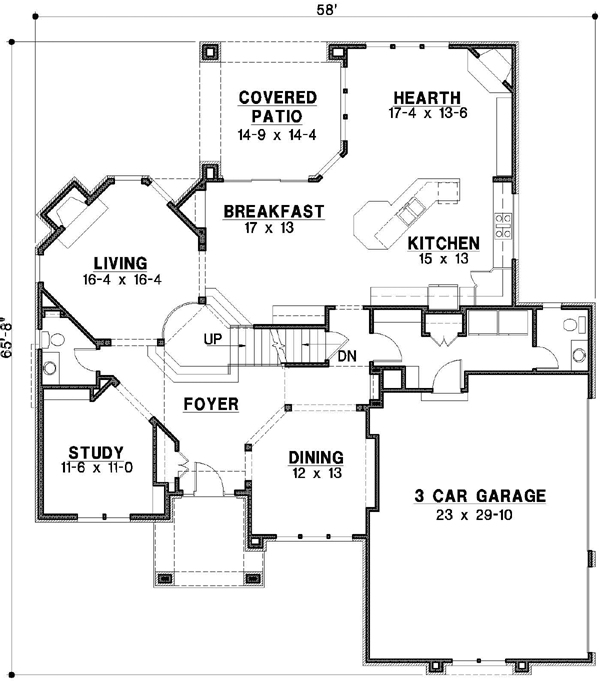 Main Floor Plan: 21-492