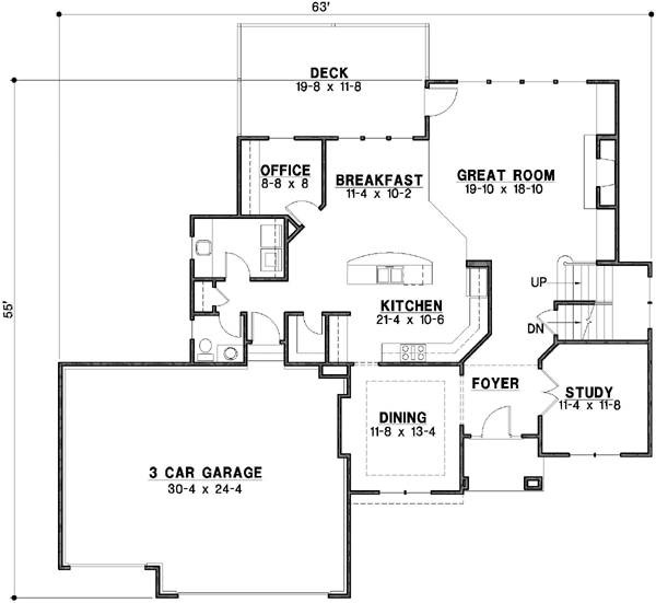 Main Floor Plan: 21-493