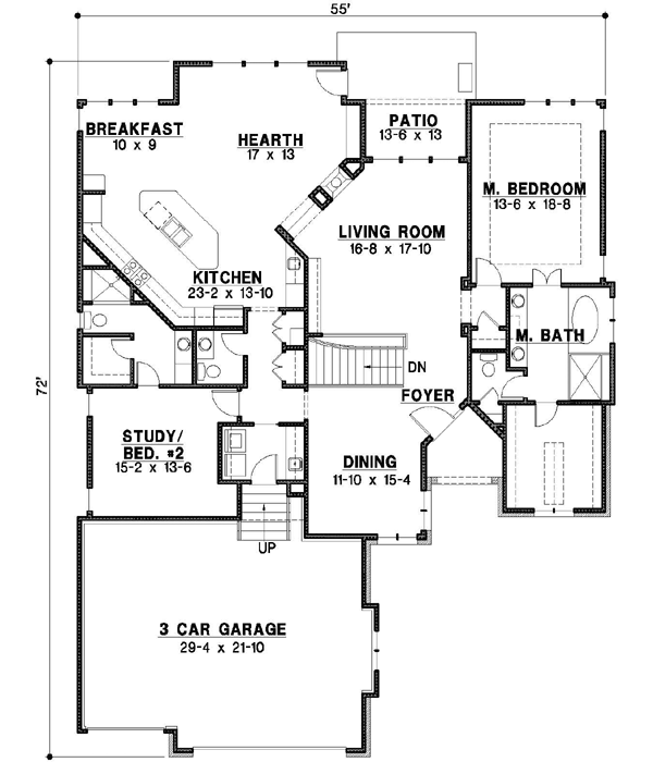 Main Floor Plan: 21-497