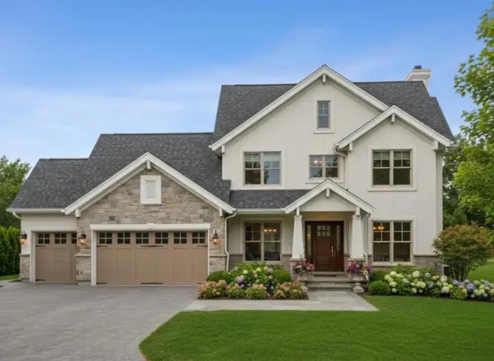 Craftsman house plans 21-498 - front exterior, 2,584 sq ft, 4 bed, 2 bath house plans | Monster House Plans