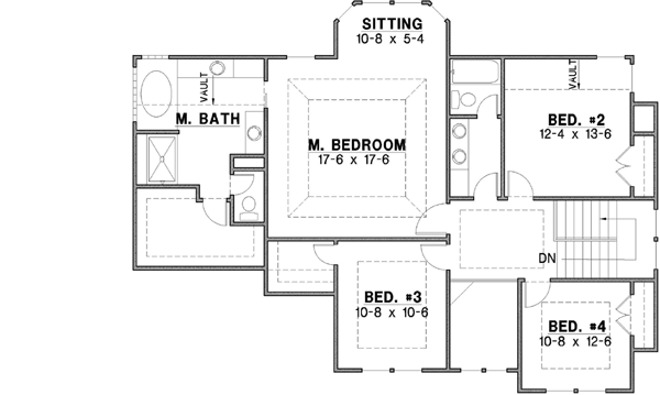 Upper/Second Floor Plan: 21-498