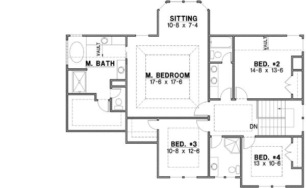 Upper/Second Floor Plan: 21-499