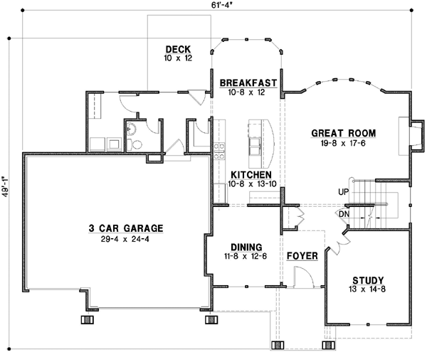 Main Floor Plan: 21-500