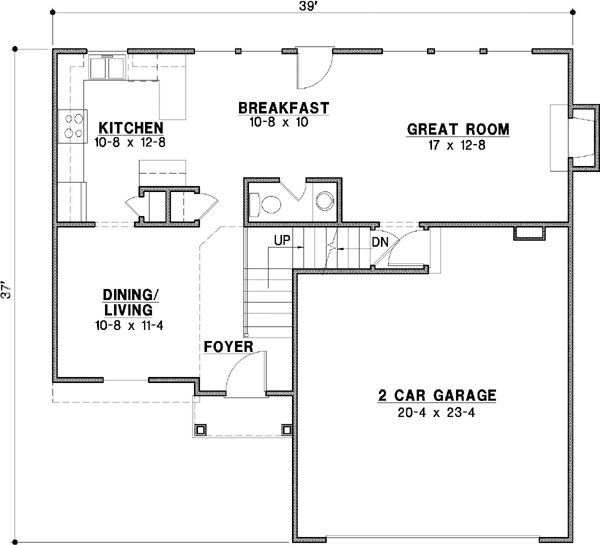 Main Floor Plan: 21-501