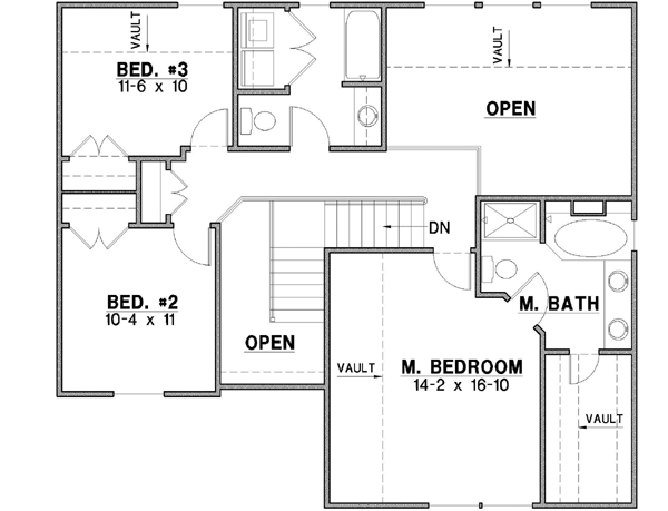 Upper/Second Floor Plan: 21-501