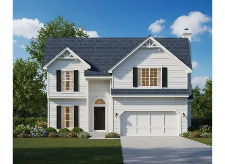 Traditional house plans 21-502 - front exterior, 1,857 sq ft, 4 bed, 2 bath house plans | Monster House Plans